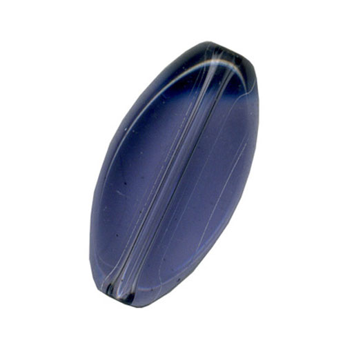 28429 Bead Oval Flat 19x10mm Purple