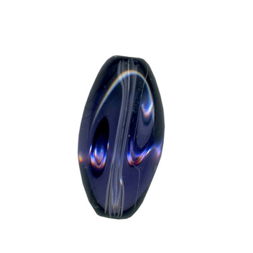 28443 Bead Oval Twist Purple