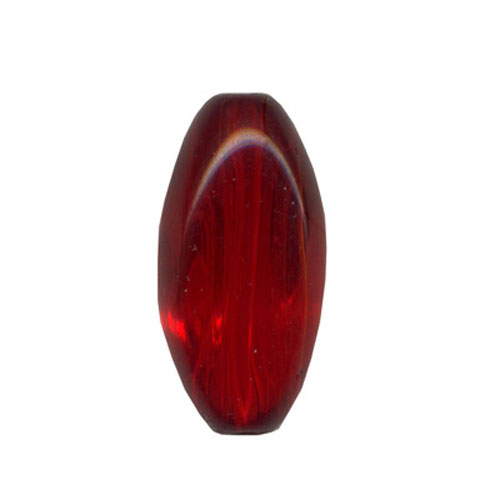 28479 Bead Oval Twist Red