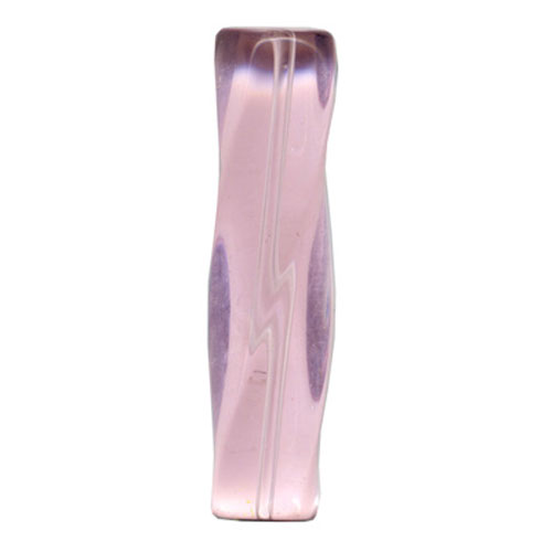 28590 Bead Square Twist 40x10mm Pink