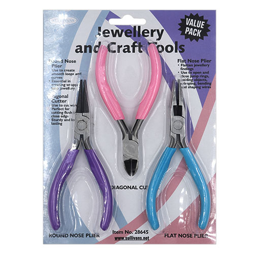 28645 Jewellery Tool Set Multi 3 Piece Set