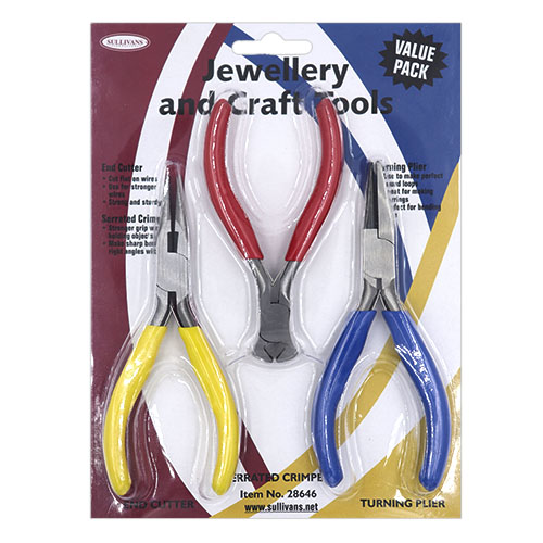 28646 Jewellery Tool Set Multi 3 Piece Set