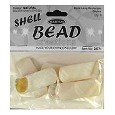 28771 Bead Shell 40mm Natural