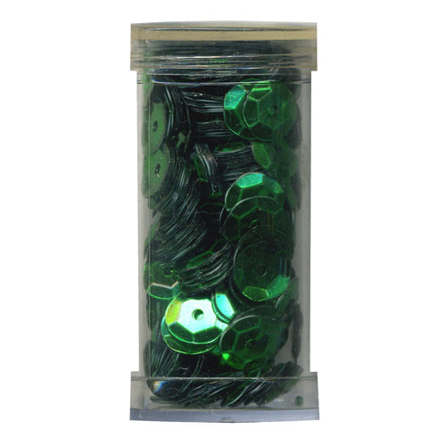 29043 Sequin Cup 6mm Dark Green
