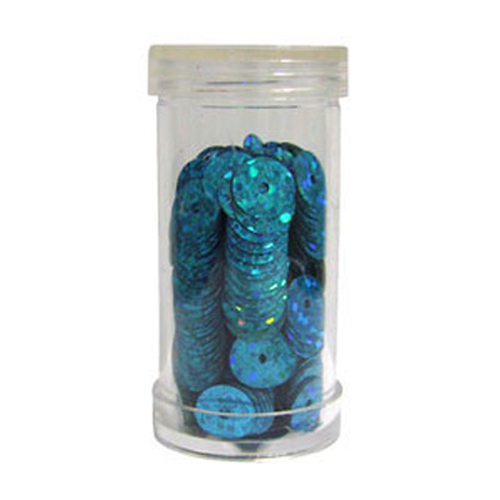 29072 Sequin Flat 8mm Laser Blue