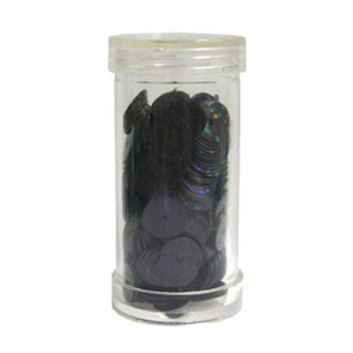 29075 Sequin Flat 8mm Black