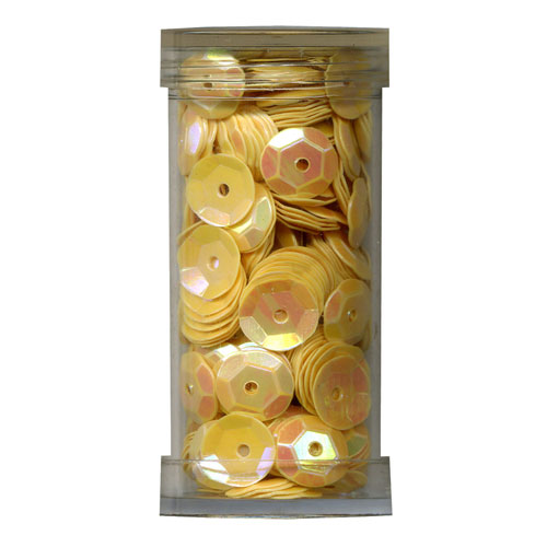 29087 Sequin Cup 8mm Yellow