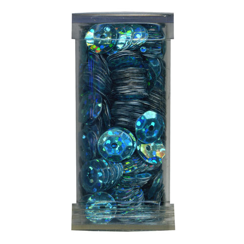 29099 Sequin Cup 8mm Laser Blue