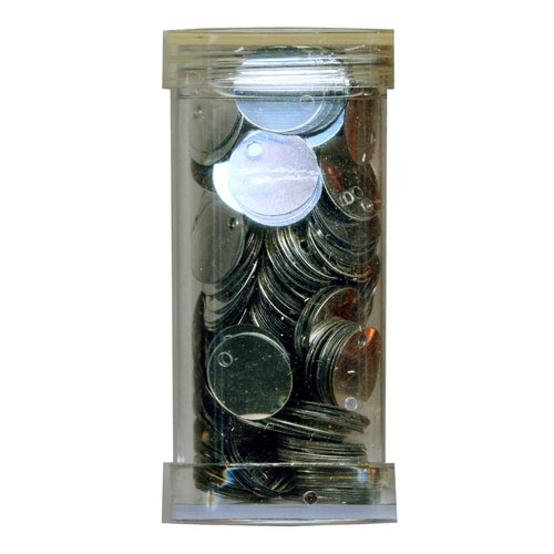 29106 Sequin Flat 10mm Silver