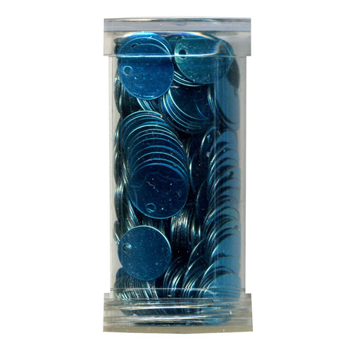 29120 Sequin Flat 10mm Blue