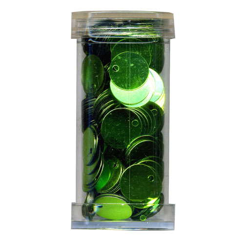 29122 Sequin Flat 10mm Lime