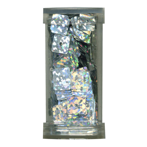 29159 Bead Flake 7mm White Square