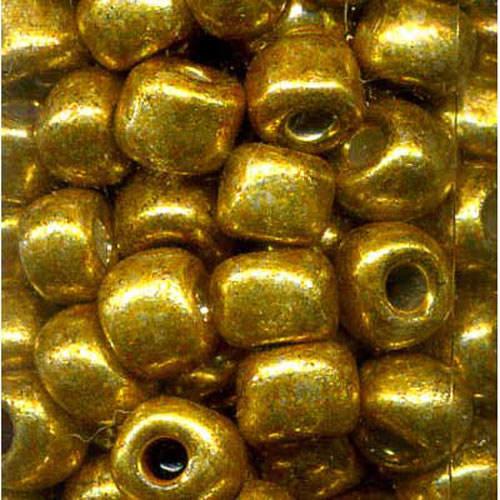 29161 Seed Bead Size 6 Gold