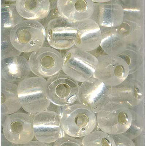 29163 Seed Bead Size 6 Clear