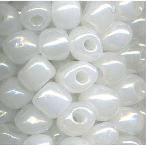 29174 Seed Bead Size 6 Pearl White