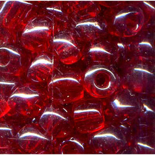 29180 Seed Bead Size 6 Pearl Red