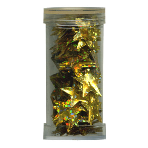 29185 Bead Flake 15mm Gold Star