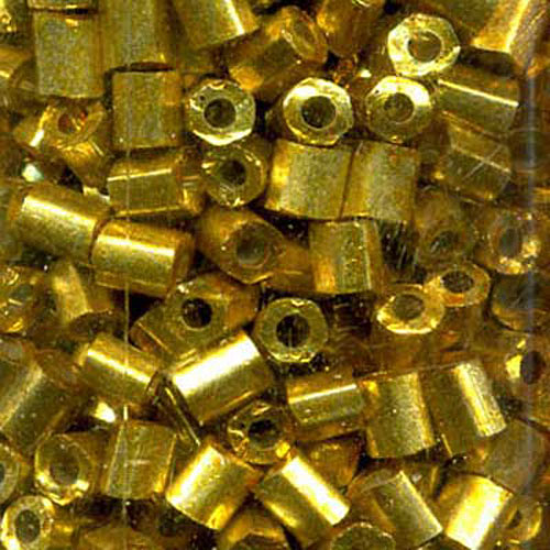 29188 Bead Bugle 2.5mm Gold