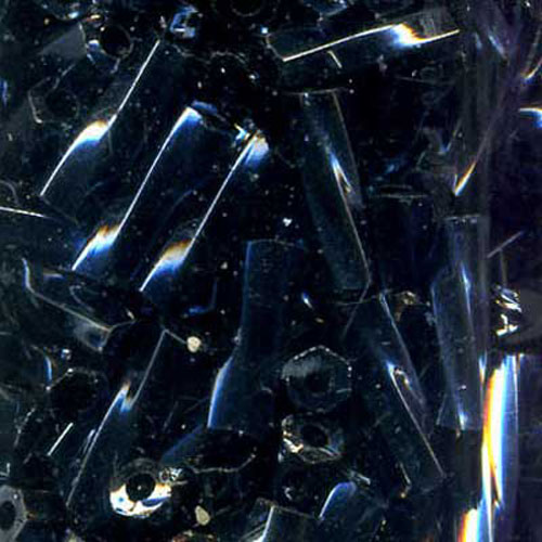 29236 Bead Bugle 7mm Pearl Black