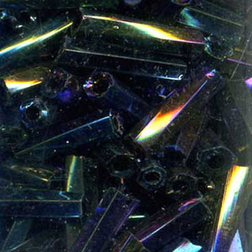 29237 Bead Bugle 7mm Multi Rainbow