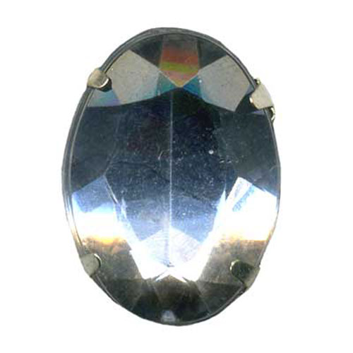 29283 Diamonte Acrylic 13x18mm Oval