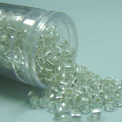 29301 Seed Bead 1.2mm Silver Lined Colour 21