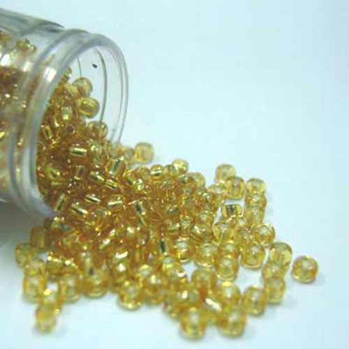 29302 Seed Bead 1.2mm Silver Lined Colour 22b