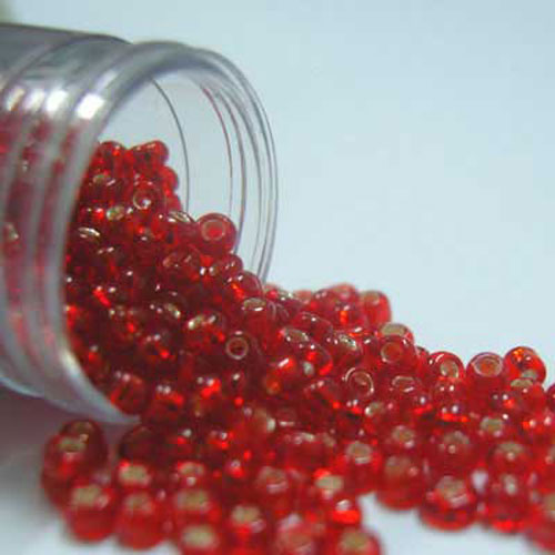 29304 Seed Bead 1.2mm Silver Lined Colour 25b
