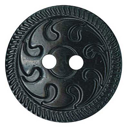 29500 Plastic Button 15mm Black