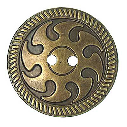 29505 Plastic Button 30mm Bronze