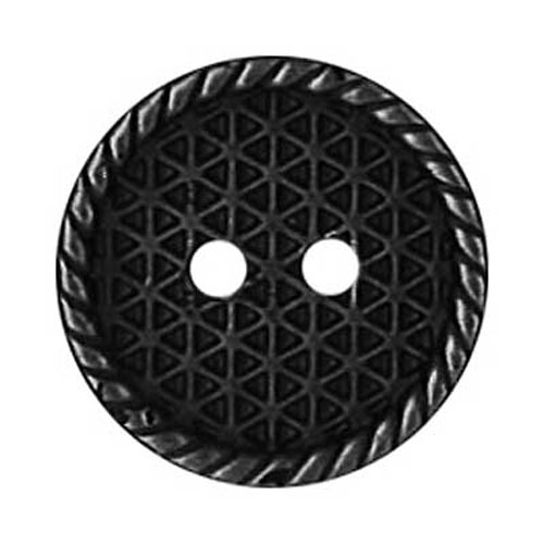 29520 Plastic Button 25mm Black