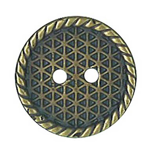 29521 Plastic Button 15mm Bronze