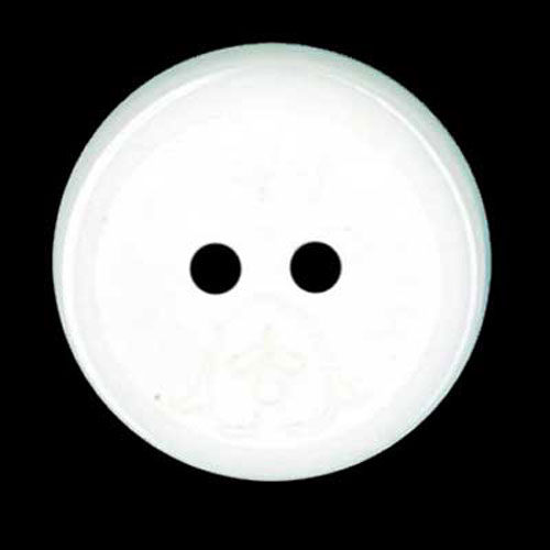 29531 Plastic Button 12mm White