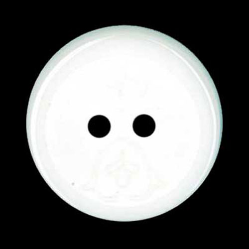 29532 Plastic Button 15mm White