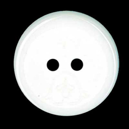 29534 Plastic Button 25mm White