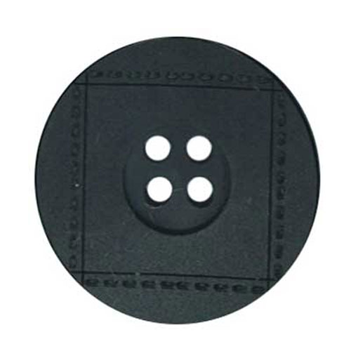 29535 Plastic Button 12mm Black