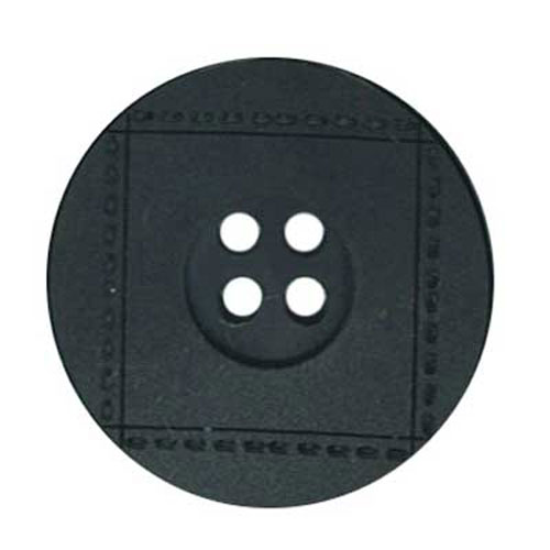 29537 Plastic Button 18mm Black