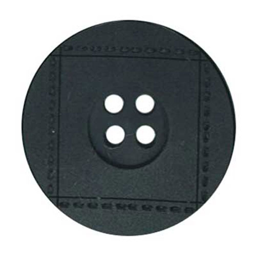 29538 Plastic Button 25mm Black