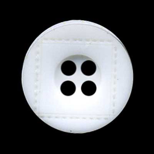 29542 Plastic Button 25mm White