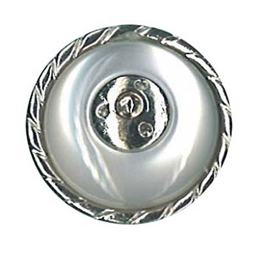 29547 Plastic Button 21mm Pearl Black