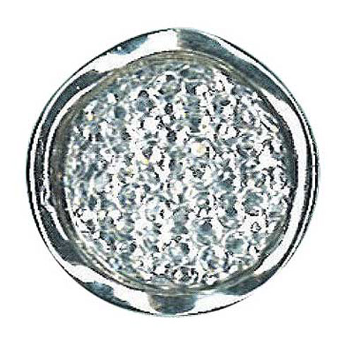 29559 Plastic Button 18mm Silver Sparkle