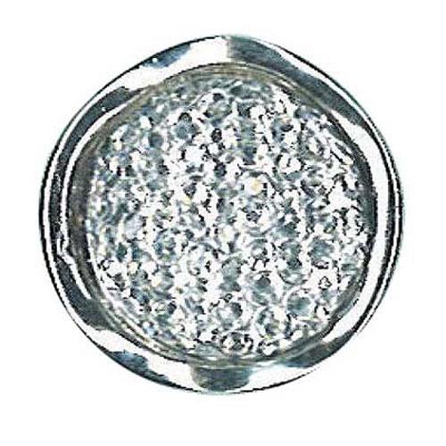 29562 Plastic Button 30mm Silver Sparkle