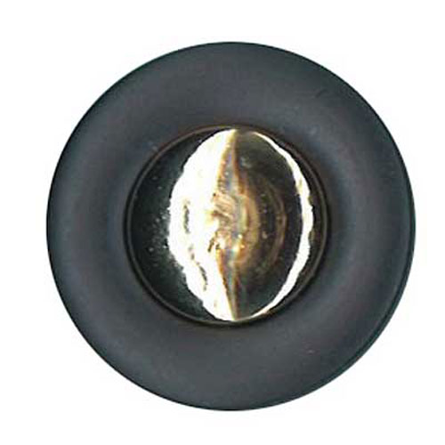 29567 Plastic Button 18mm Black Gold