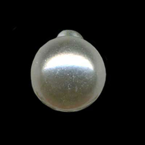 29576 Plastic Button 8mm Pearl Round