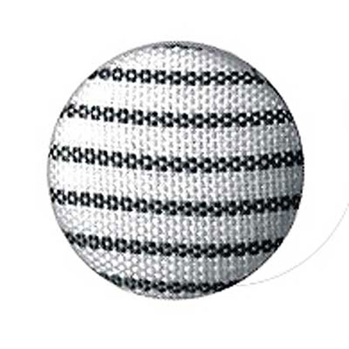 29586 Fabric Covered Button Black White Stripe