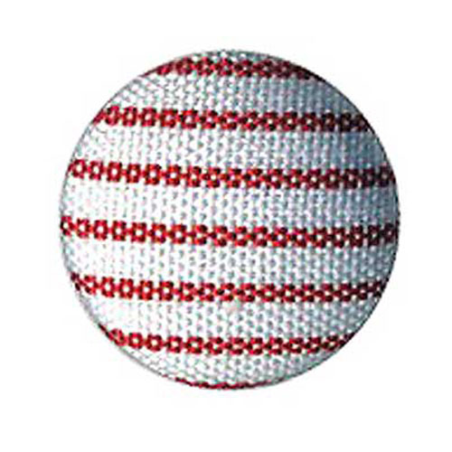 29588 Fabric Covered Button Red White Stripe