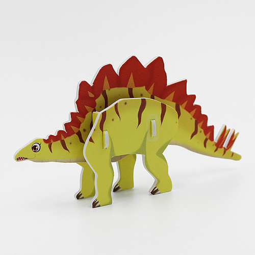 29788 Diy Mini 3d Puzzle Dinosaur Yellow