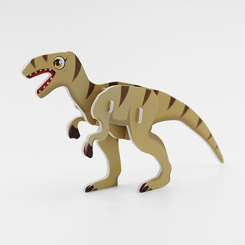 29792 Diy Mini 3d Puzzle Dinosaur Tan