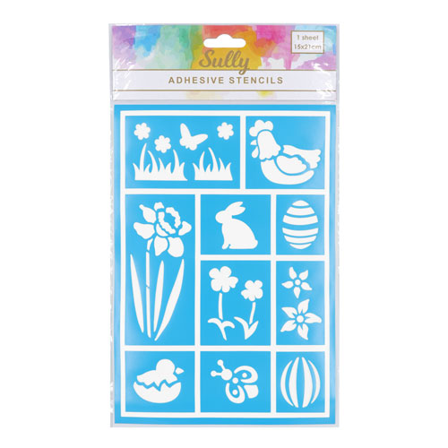 29818 Sully Adhesive Stencil - 1pc - Easter  