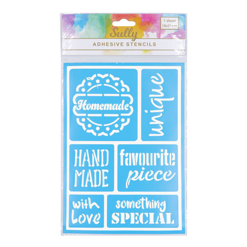 29830 Sully Adhesive Stencil - 1pc - Homemade 